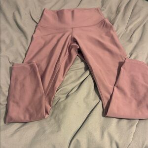 Alo Purle metallic Pink High-Waisted Leggings